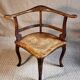 Pair of 1900 living room armchairs with bistro seating