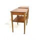 Pair of Scandinavian teak bedside tables, Björkås Möbelfabrik, Sweden, 1960