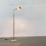 Vintage Hollywood Regency floor lamp in German brass by Florian Schulz.