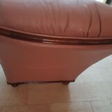 Fauteuil en cuir de buffle