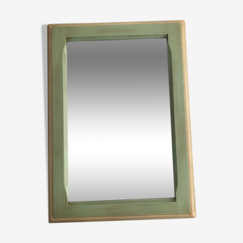 Wooden mirror