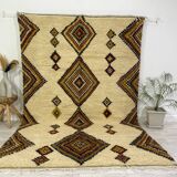 Tapis berbère coloré en laine fait main 260 X 160 CM