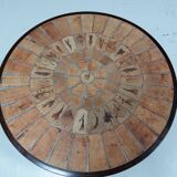 Round coffee table "Herbariums" by Roger Capron - 1960s/1970s - Vallauris