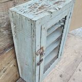 Old Art Deco wall display case in Burmese teak
