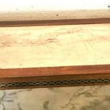 Console with mirror background period empire mahogany xix century