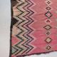 Tapis kilim ancien dans des tons rose