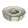 6 fine porcelain plates