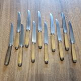 11 horn and silver knives from 1940