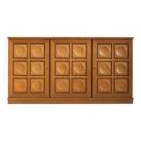 Vintage brutalist sideboard 1970s Gerhard Bartels