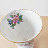 Aynsley porcelain vase bird décor and flowers