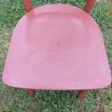 5 wooden bistro chairs