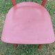 5 wooden bistro chairs