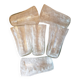 Lot de 6 verres à eau gravés
