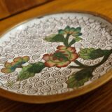 Small cup plate empty-pockets in cloisonné enamels