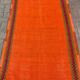 4x6 orange kilim rug, rug for kitchen, Anatolian rug, Kelim carpet