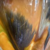 Magnificent vintage multicolor vase numbered from the 50s and 60s