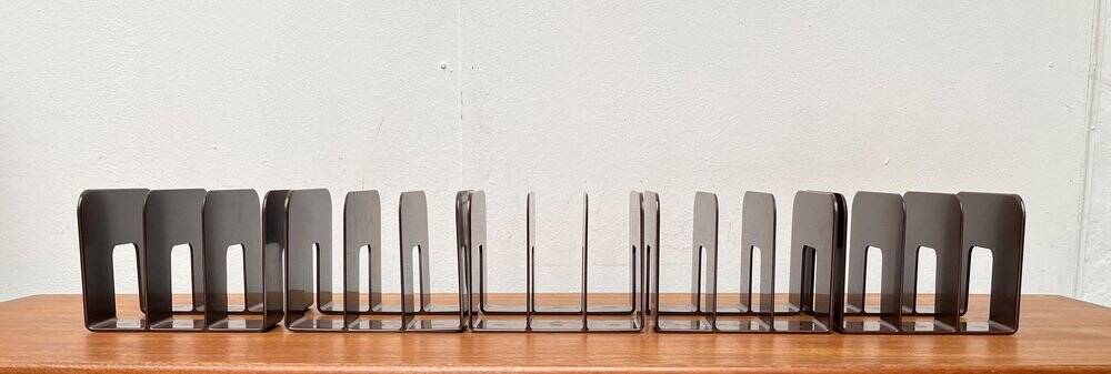 Mid-century Swedish space age magazine and vinyl rack by Sven-Eric Juhlin for Gustavsberg, 1960s, set of 5.