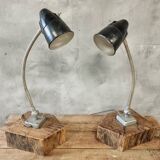 Antique industrial lamp | Machine lamp | Table lamp | 19th century