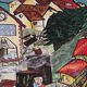 Affiche originale "Village suisse"