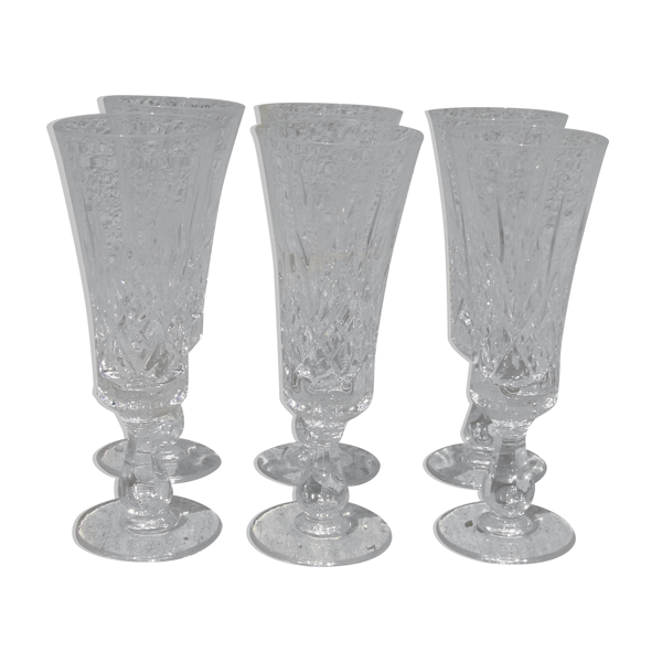 Flûtes à champagne en cristal
