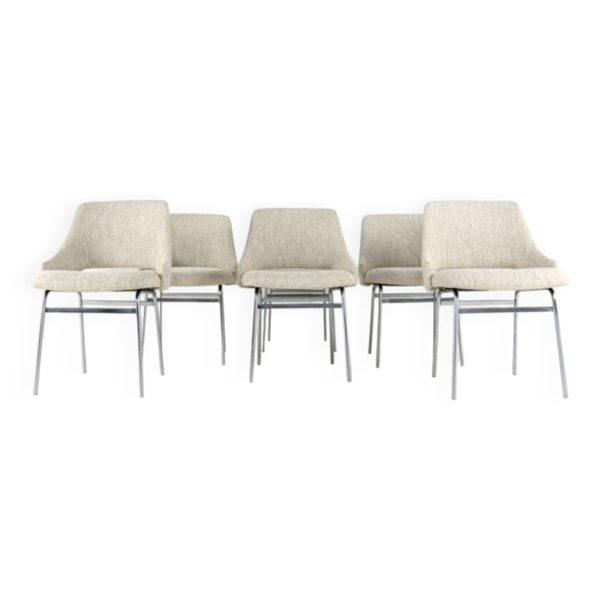 Ensemble de 6 chaises Cees Braakman pour Pastoe FM32 - design néerlandais du milieu du siècle. — Beyit