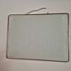 vintage rectangular mirror with broken barber-style chain