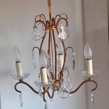 Antique chandelier with tassels