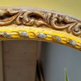 Antique stucco mirror