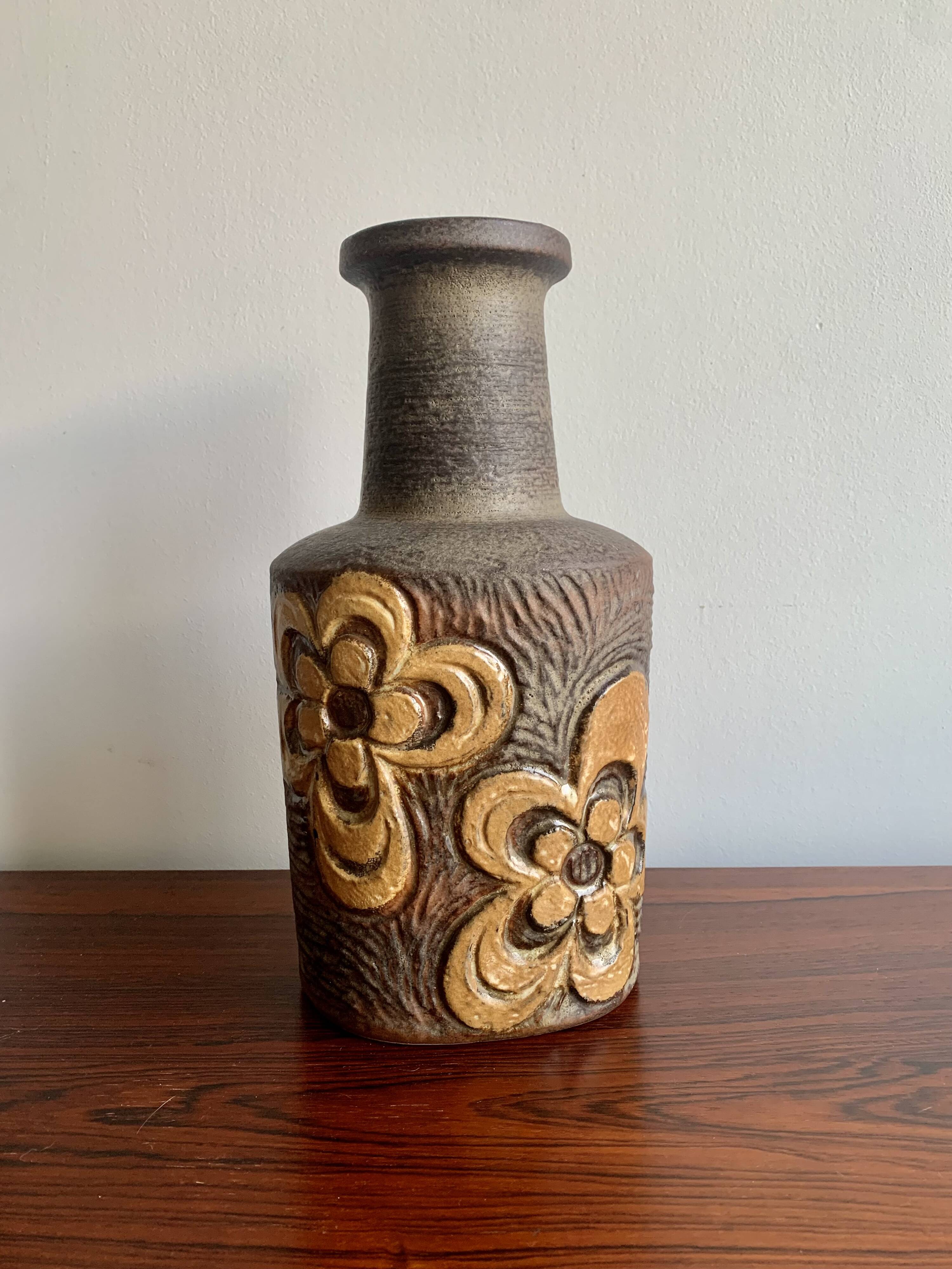 Large vintage ceramic vase Austria, 1970s