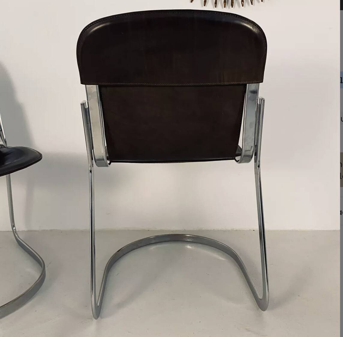 Suite de 5 chaises Cidue, Italie 1970