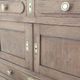 Vintage oak display cabinet