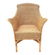 Wicker and rattan armchair – the splendour of vintage, 60s - 80s