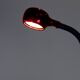Lampe de table rouge Space Age en plastique, Hongrie 1960