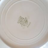 6 Longchamp earthenware dessert plates from the 50s, multi-colored