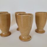 Set of 5 sandstone mazagrans