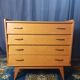 Commode vintage en chêne 4 tiroirs