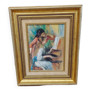 Tableau peinture sur - toile