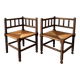 Beaded corner chairs armchairs
