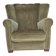 1960s, Danish relax armchair, original green furniture velour, beech wood.