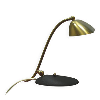 Lampe de piano vintage, laiton, années 1960, JBS