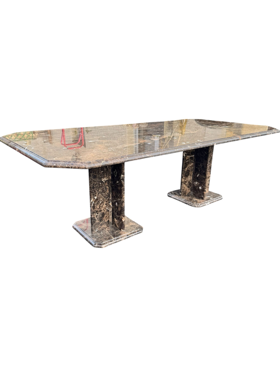 Exceptional marble table – Italian design, 1970s