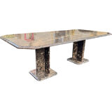 Exceptional marble table – Italian design, 1970s