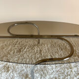 Tubular design coffee table from the 70s