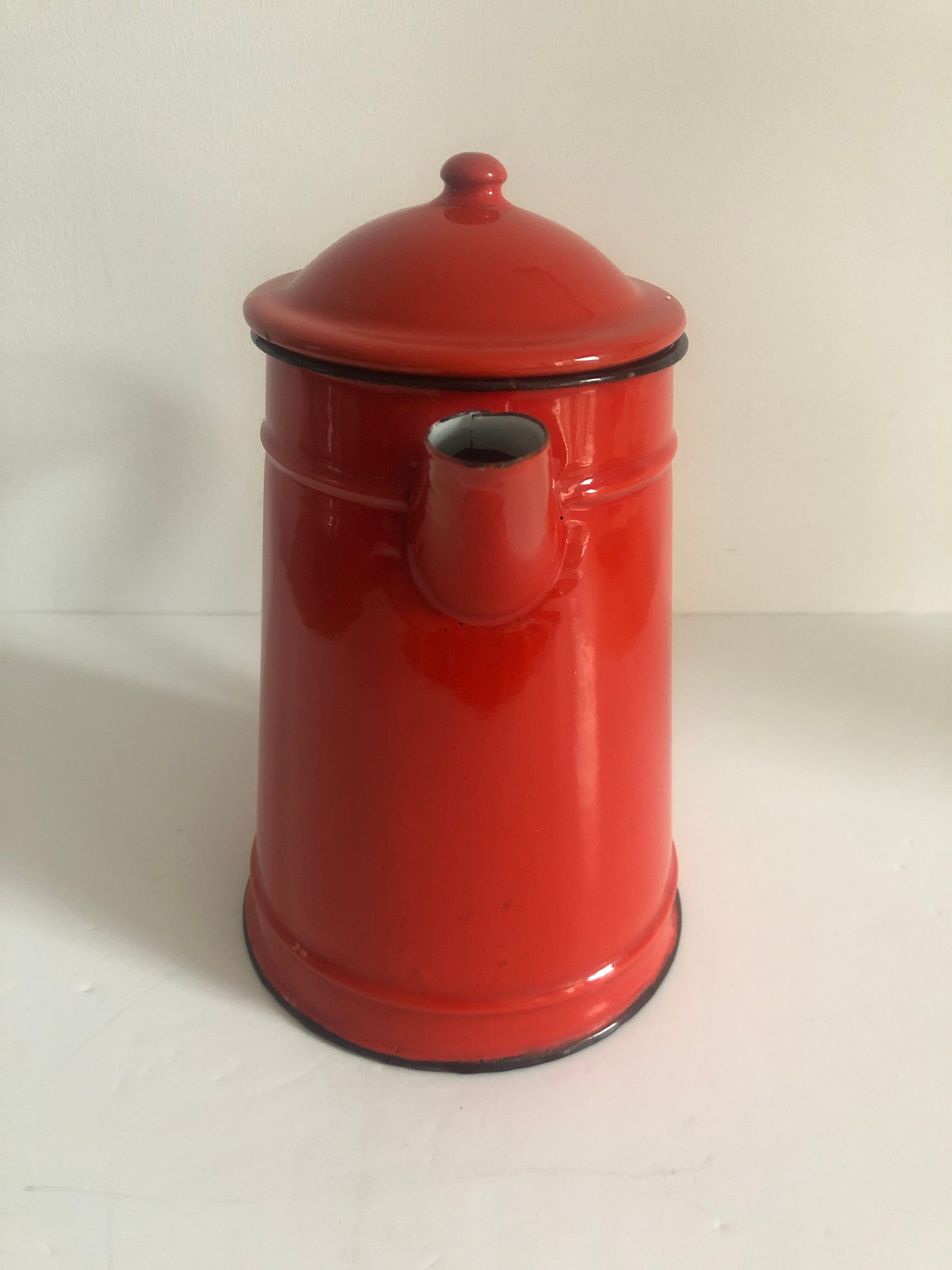 Red coffee maker