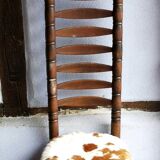 High chair, safari armchair, vintage Nordic design, 70s