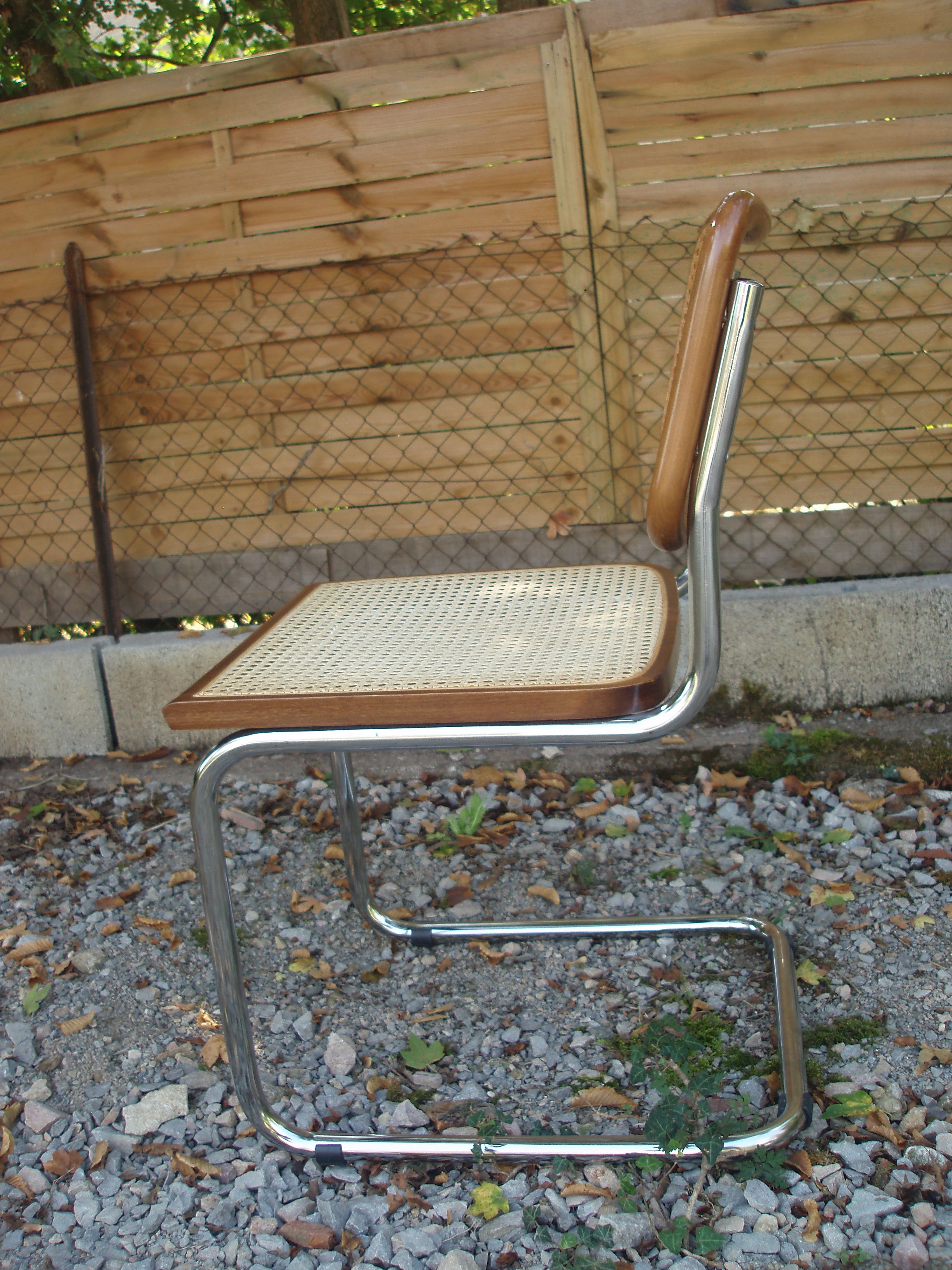 Series of 4 Marcel Breuer B 32 chairs