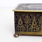 Brass Art Deco box
