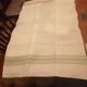 Lot 6 towels toilet honeycomb white 1900.1930 embroidered
