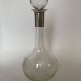 Silver-plated metal neck round carafe Saint Hilaire