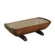 Pine coffee table, Italian design, 1960s, production: Italy